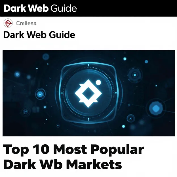 Dark Web markets