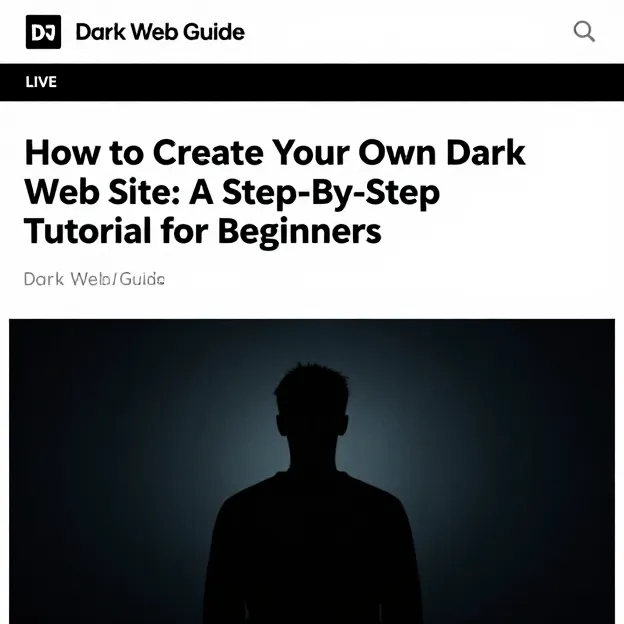 Create Dark Web site